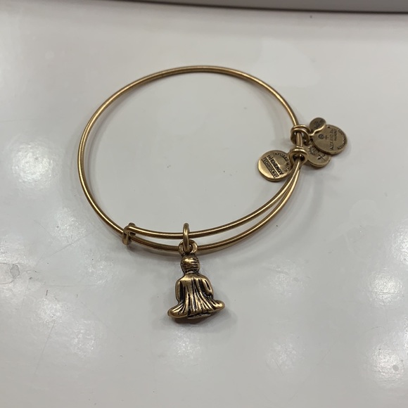 Alex and Ani gold plated bracelet with charm! - Picture 2 of 2